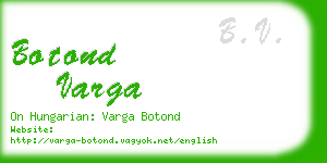botond varga business card
